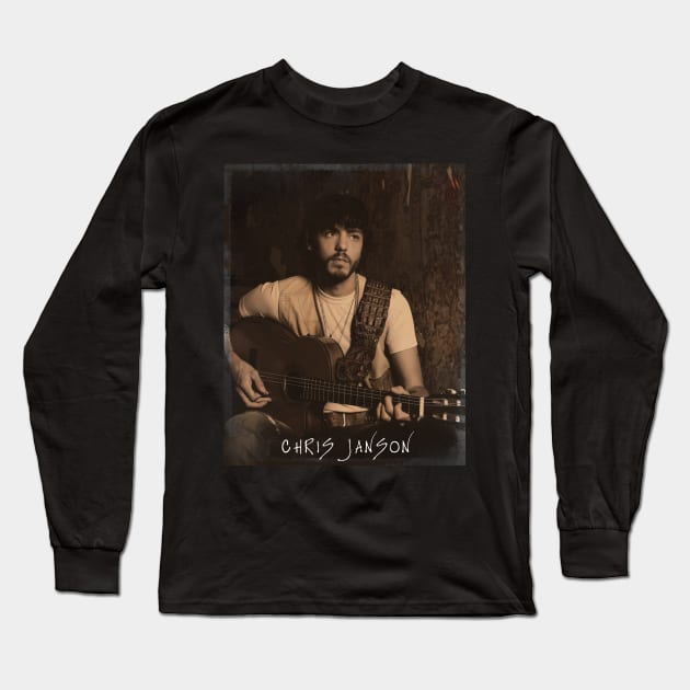 Vintage Chris Janson Long Sleeve T-Shirt by Ihkwan Art